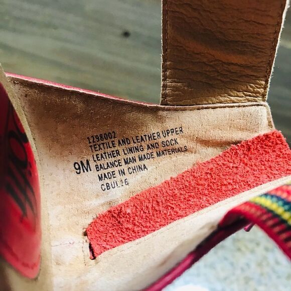 Sofft Red Wedge Sandals  - Picture 7 of 8